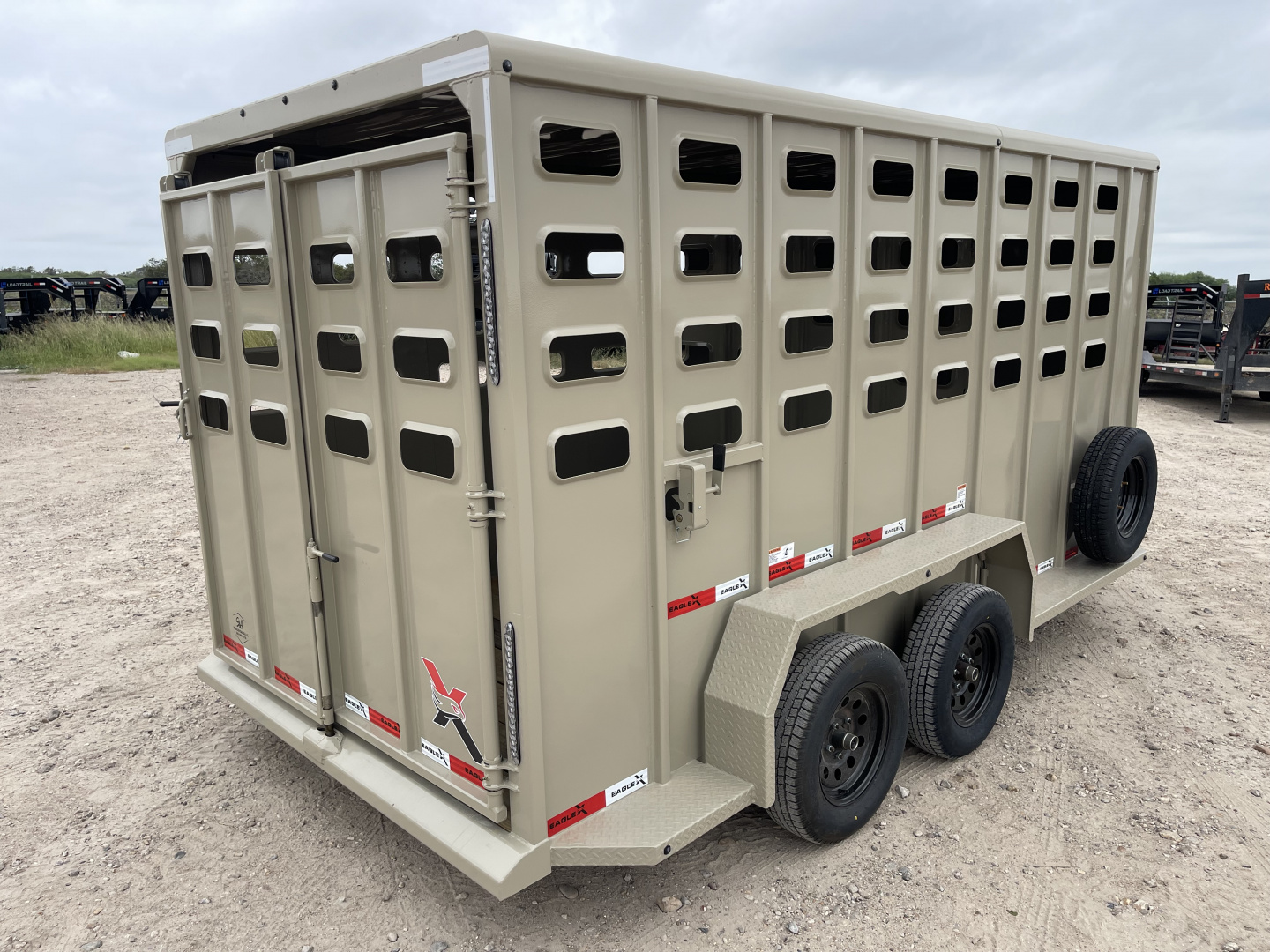 New 2026 Eagle X Trailers 6'8''X16' Stock / Stock Combo Trailer