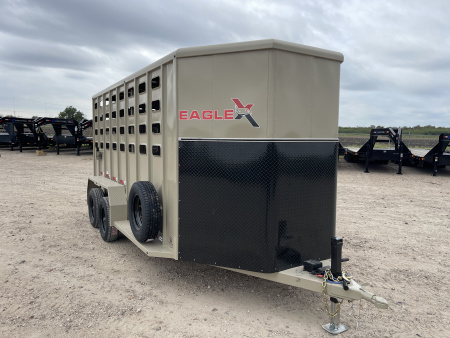 New 2026 Eagle X Trailers 6'8''X16' Stock / Stock Combo Trailer