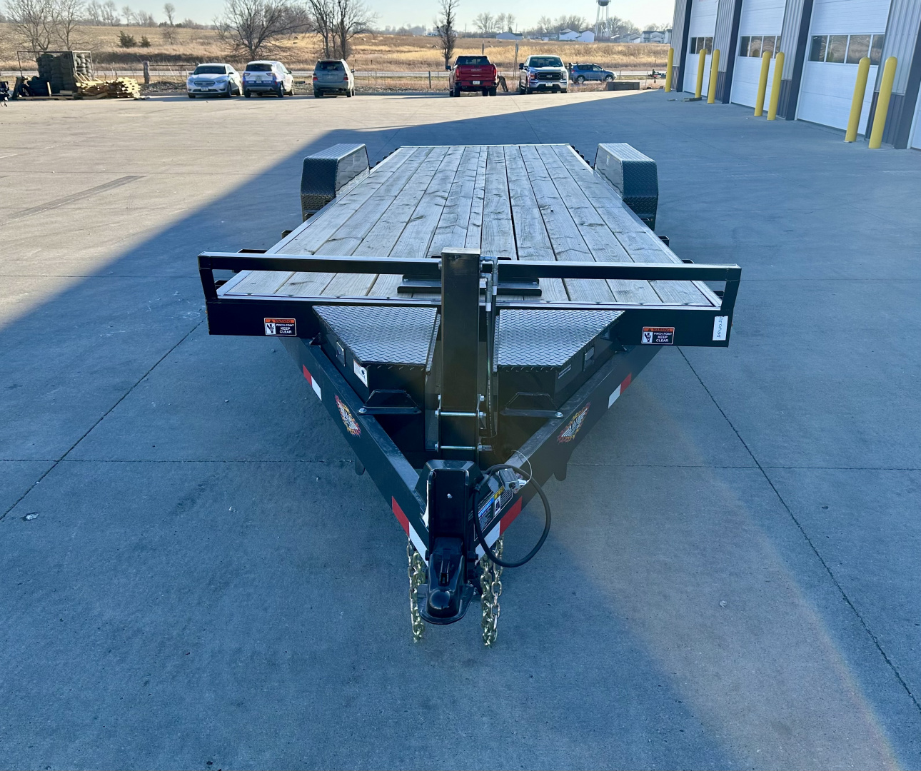 New 2026 H&H Black 82"x24' 14k Electric Tilt Speed Loader Car Hauler Trailer