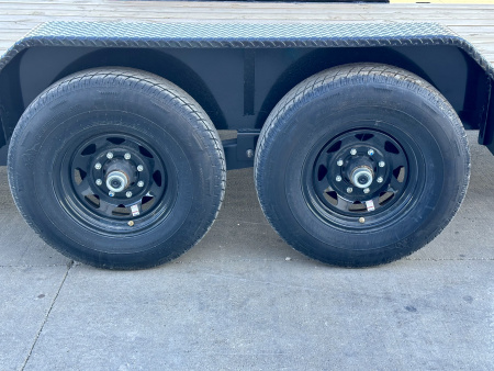 New 2026 H&H Black 82"x24' 14k Electric Tilt Speed Loader Car Hauler Trailer