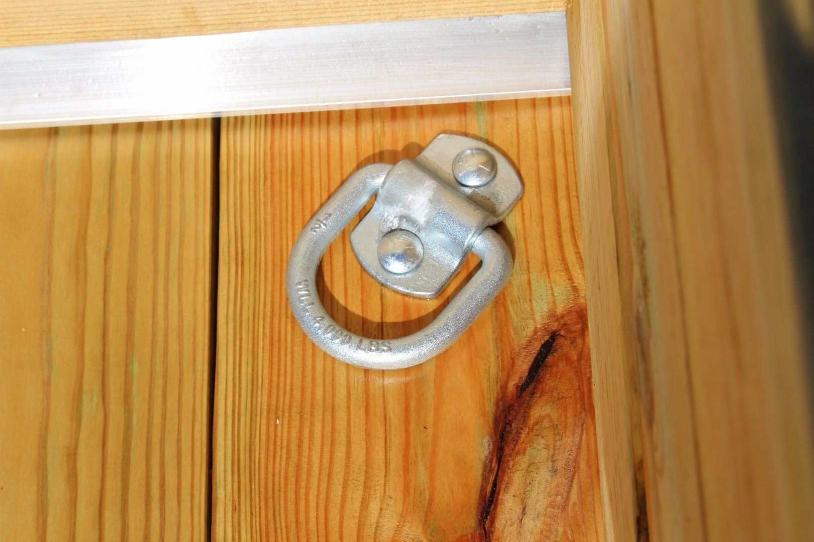 New 2026 H & H 5' x 8' Aluminum Wood Side Utility Trailer - BiFold Ramp - 2990# GVW