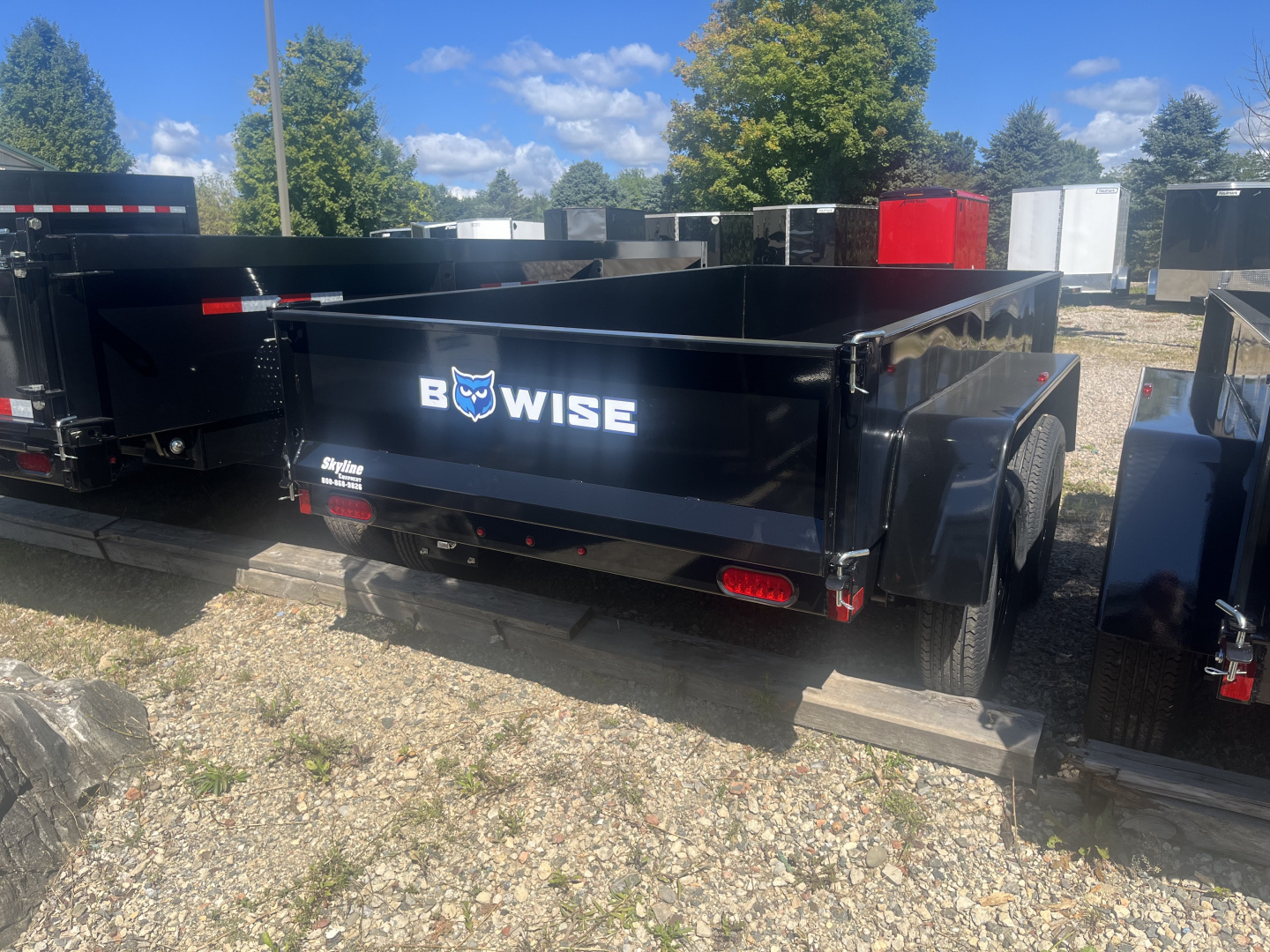 New 2026 BWISE DTR510LP-7 Dump Trailer Dump Trailer