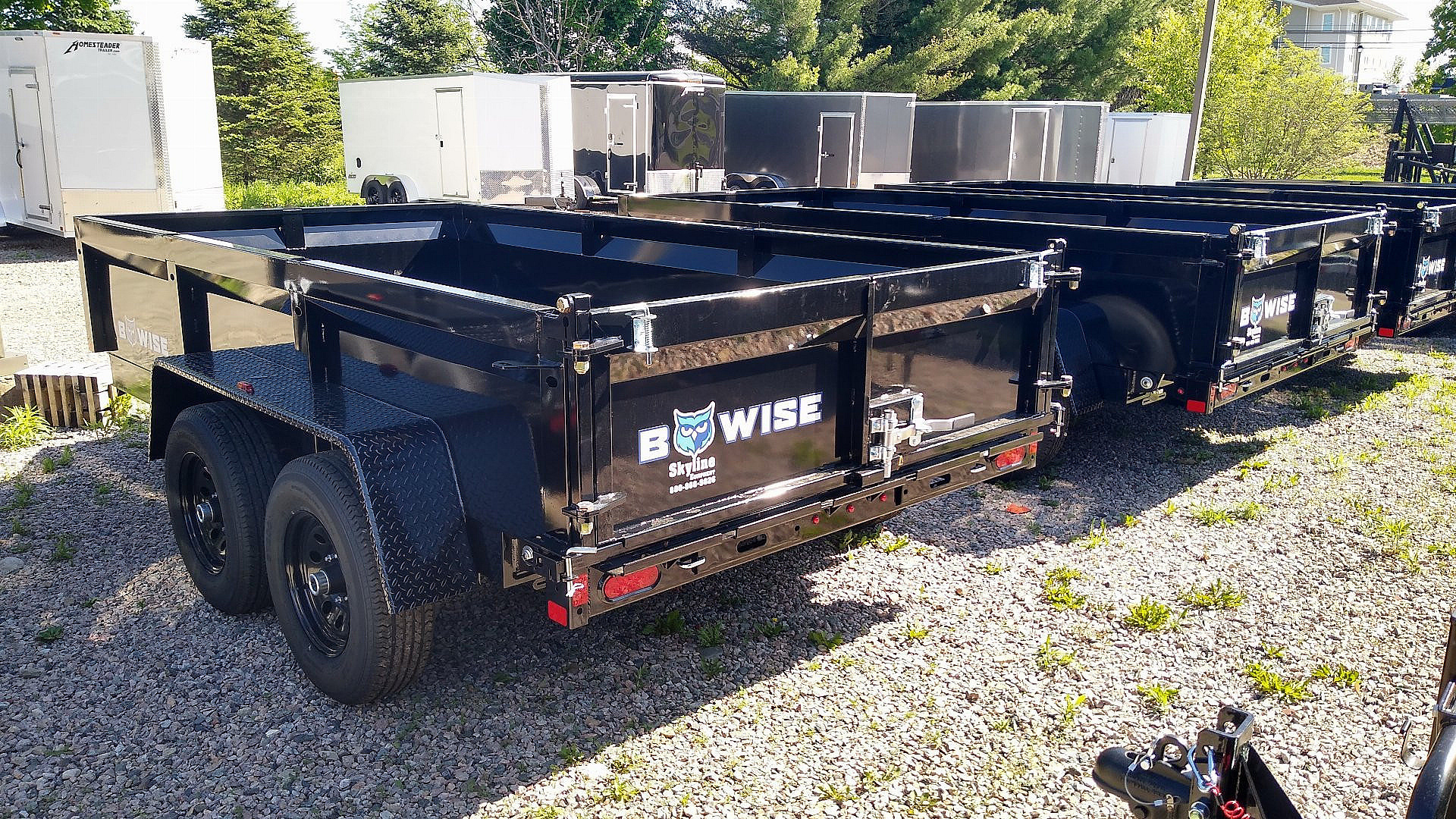 New 2026 BWISE DT612LP-LE-10 Dump Trailer