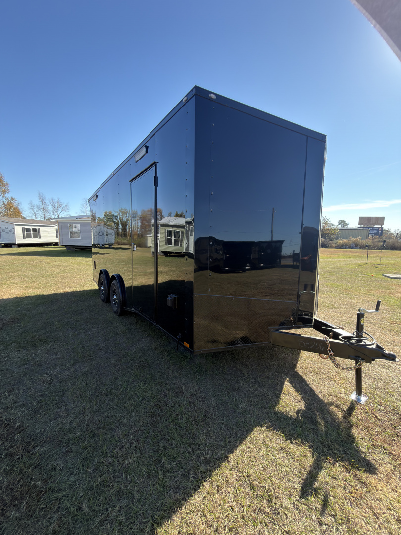 New 2026 Spartan Cargo 8.5x18TA Blackout Rear Wing Spoiler 7'6" Tall Spread Axle Cargo / Enclosed Trailer