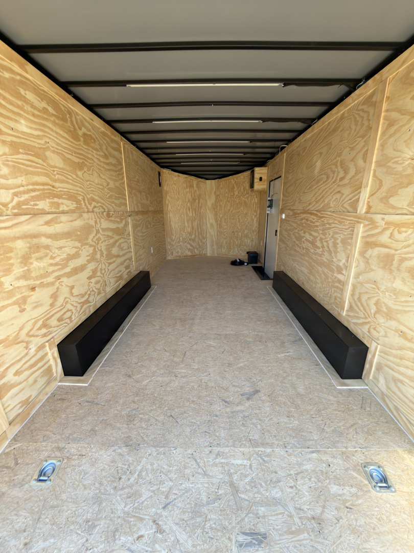 New 2026 Spartan Cargo 8.5x18TA Blackout Rear Wing Spoiler 7'6" Tall Spread Axle Cargo / Enclosed Trailer