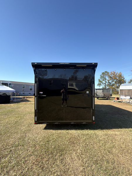 New 2026 Spartan Cargo 8.5x18TA Blackout Rear Wing Spoiler 7'6" Tall Spread Axle Cargo / Enclosed Trailer