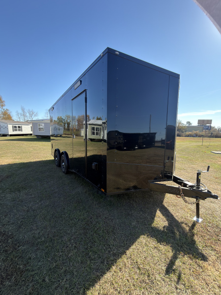 New 2026 Spartan Cargo 8.5x18TA Blackout Rear Wing Spoiler 7'6" Tall Spread Axle Cargo / Enclosed Trailer