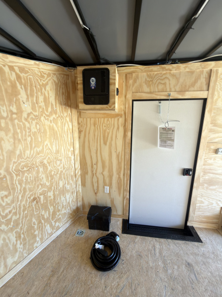 New 2026 Spartan Cargo 8.5x18TA Blackout Rear Wing Spoiler 7'6" Tall Spread Axle Cargo / Enclosed Trailer