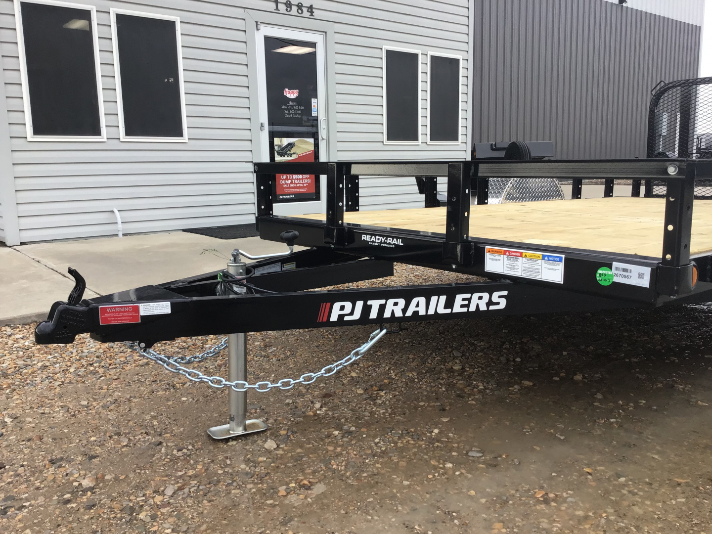 New 2026 PJ 77"x12' Single Axle Utility Trailer - U7