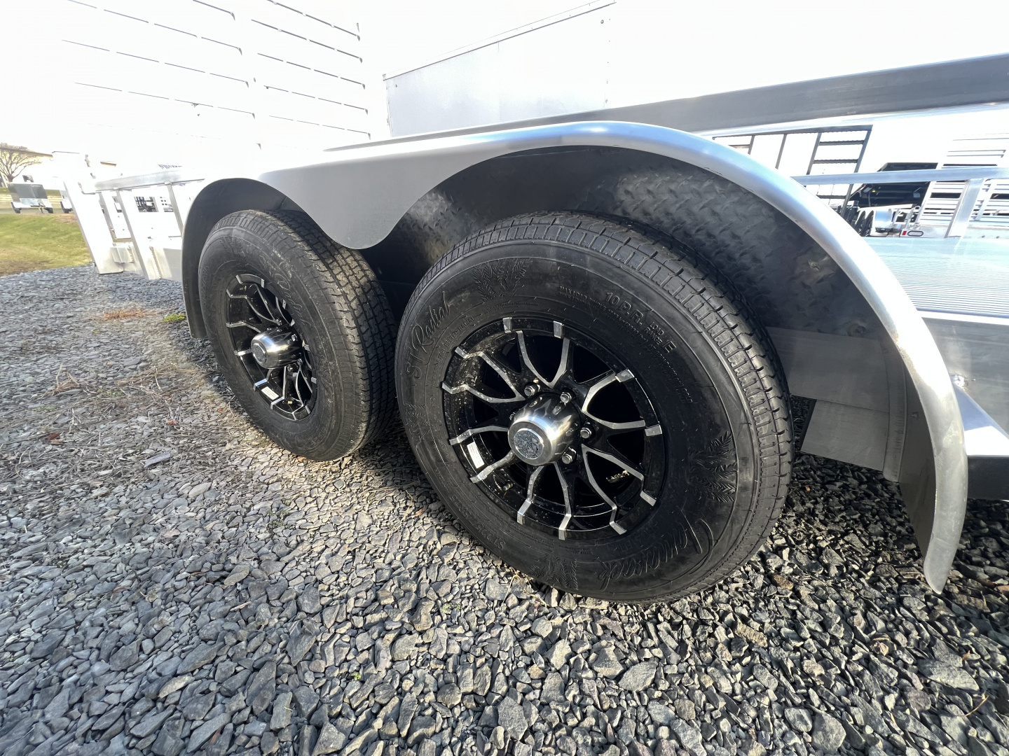 New 2026 Black Rhino 7X20 10K Aluminum Deck Landscape Trailer