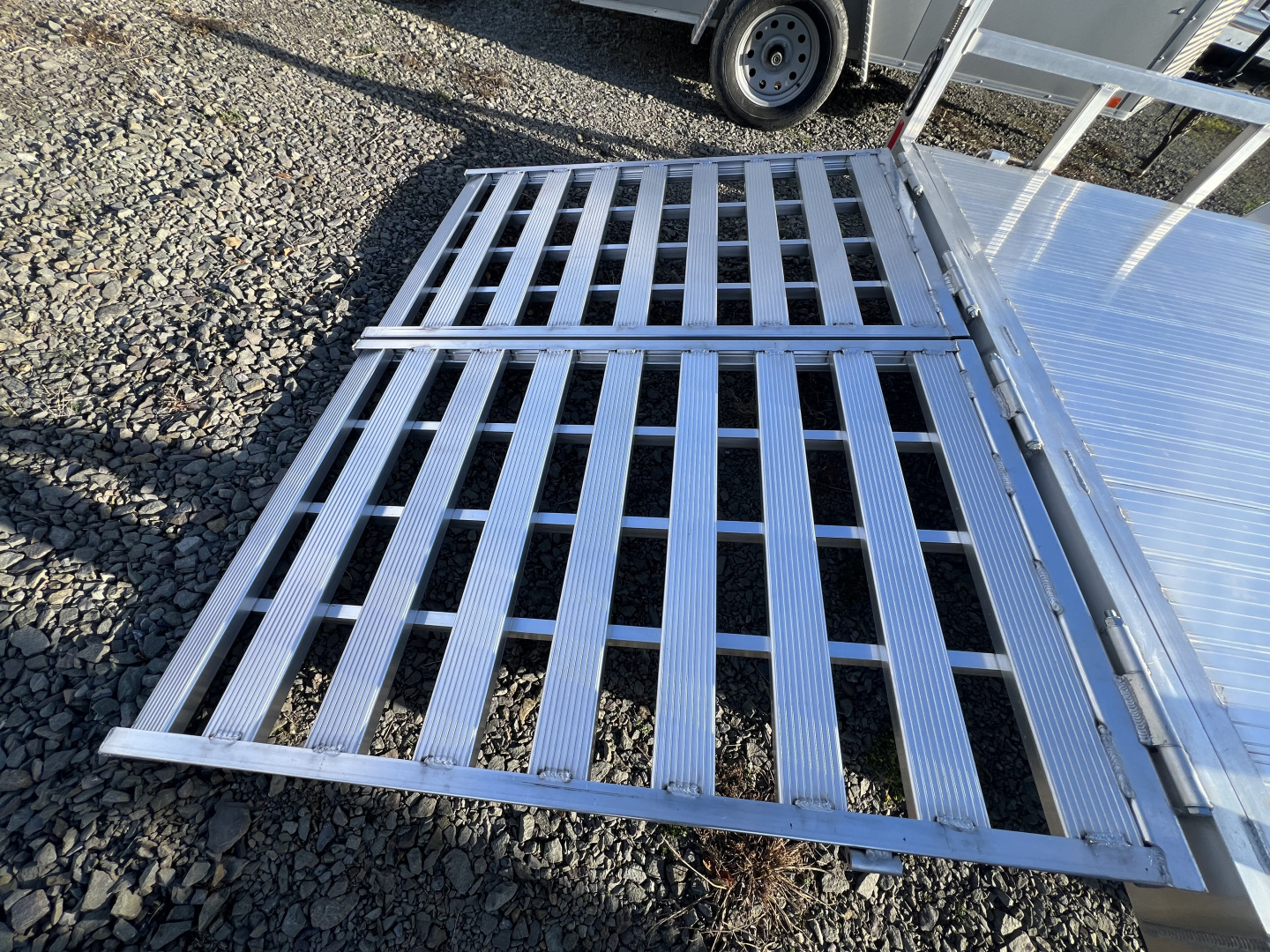 New 2026 Black Rhino 7X20 10K Aluminum Deck Landscape Trailer