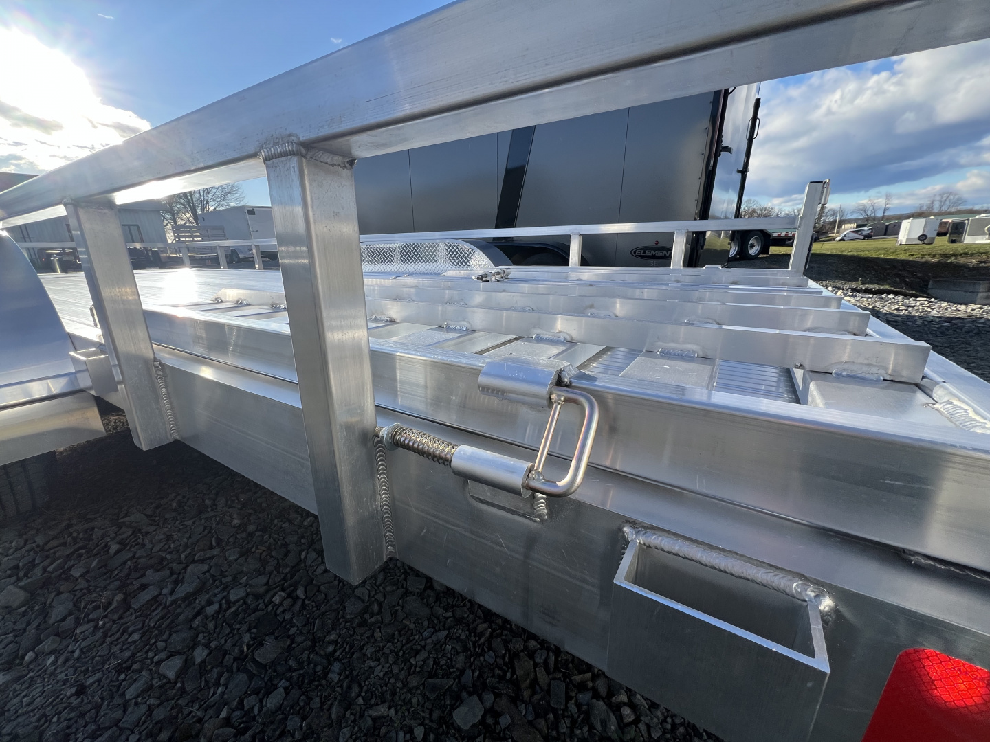 New 2026 Black Rhino 7X20 10K Aluminum Deck Landscape Trailer