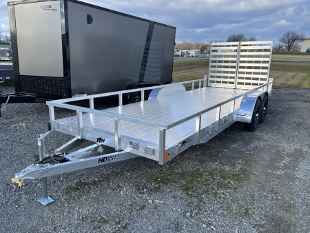 New 2026 Black Rhino 7X20 10K Aluminum Deck Landscape Trailer