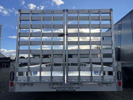 New 2026 Black Rhino 7X20 10K Aluminum Deck Landscape Trailer