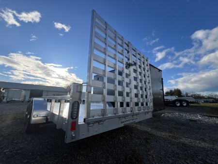 New 2026 Black Rhino 7X20 10K Aluminum Deck Landscape Trailer