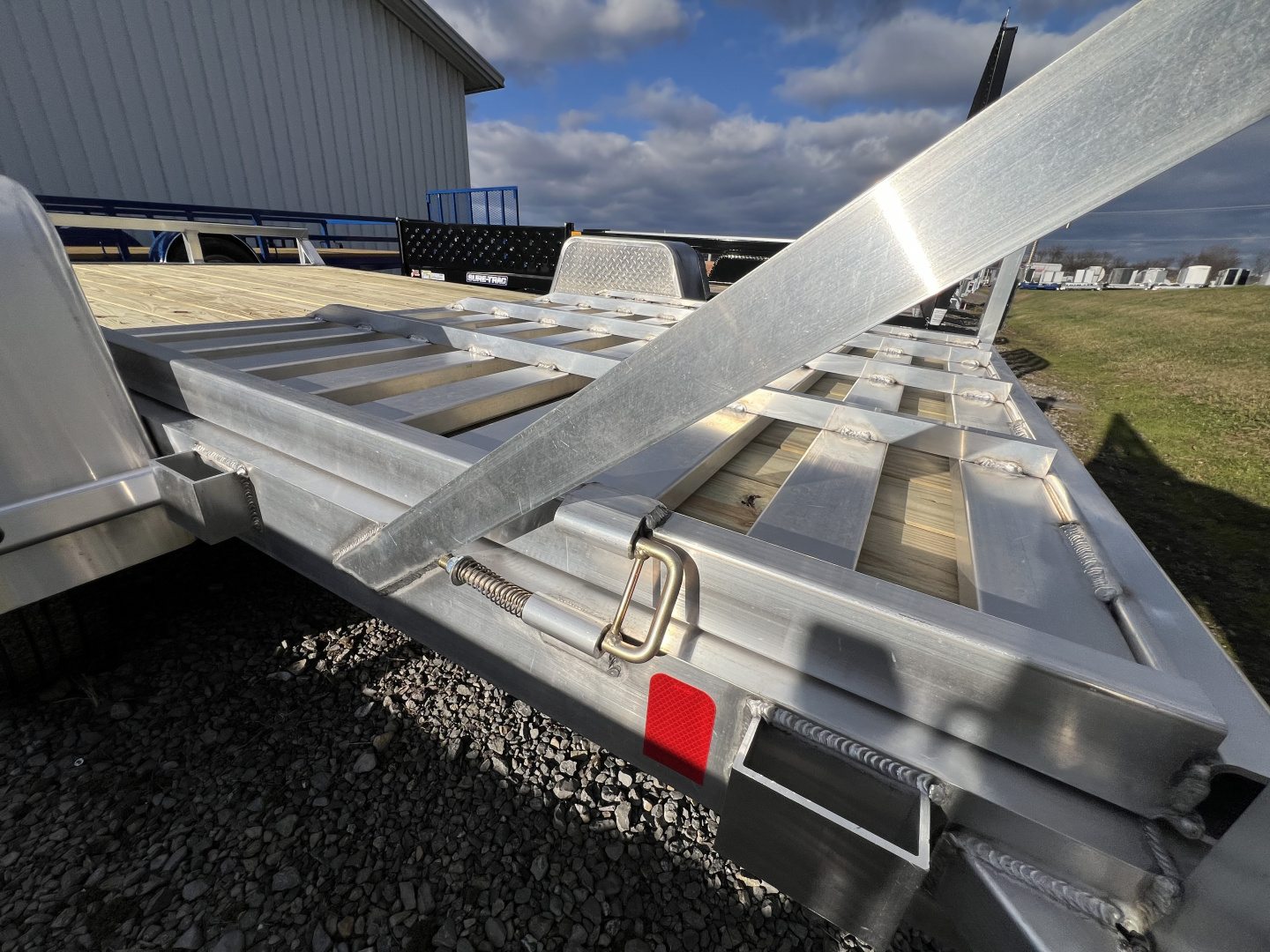 New 2025 Black Rhino 6X12 3K Wood Deck/No Rail Utility Trailer