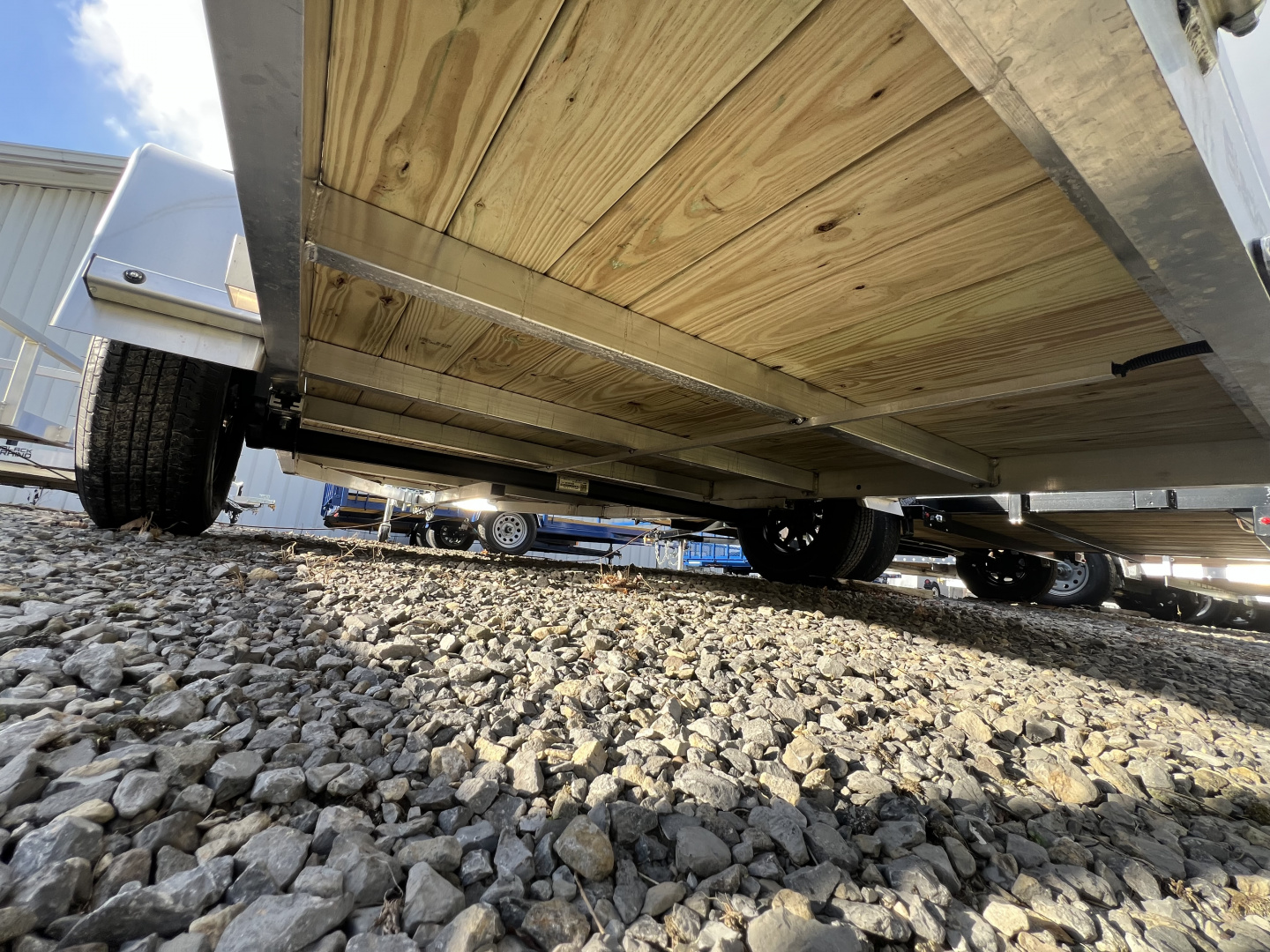 New 2025 Black Rhino 6X12 3K Wood Deck/No Rail Utility Trailer