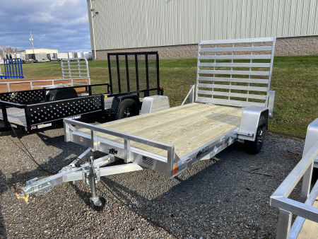 New 2025 Black Rhino 6X12 3K Wood Deck/No Rail Utility Trailer