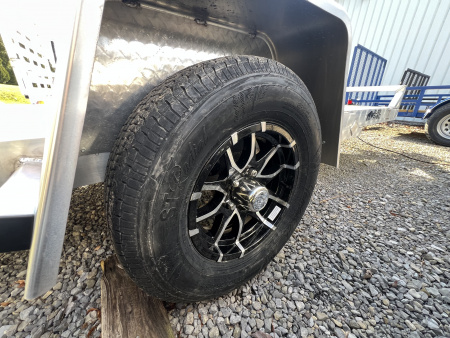 New 2025 Black Rhino 6X12 3K Wood Deck/No Rail Utility Trailer