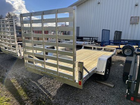 New 2025 Black Rhino 6X12 3K Wood Deck/No Rail Utility Trailer