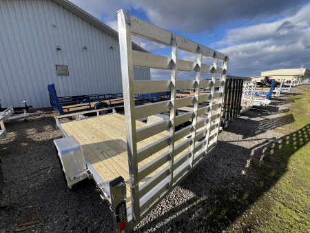 New 2025 Black Rhino 6X12 3K Wood Deck/No Rail Utility Trailer