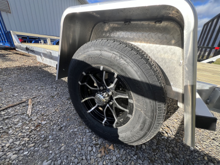 New 2025 Black Rhino 6X12 3K Wood Deck/No Rail Utility Trailer