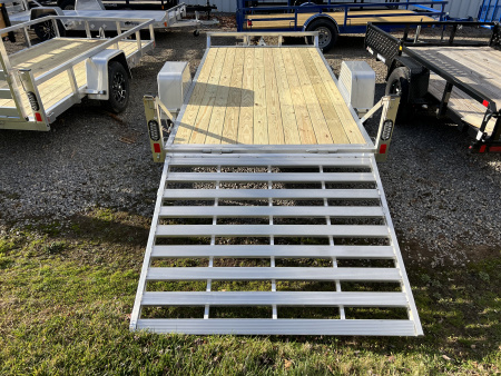 New 2025 Black Rhino 6X12 3K Wood Deck/No Rail Utility Trailer