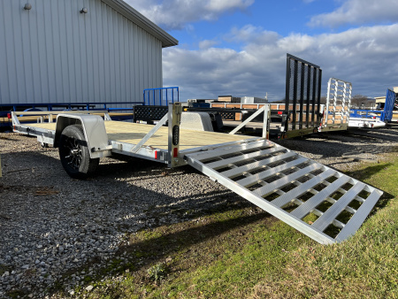 New 2025 Black Rhino 6X12 3K Wood Deck/No Rail Utility Trailer