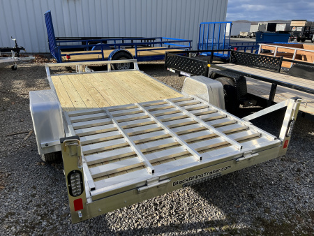 New 2025 Black Rhino 6X12 3K Wood Deck/No Rail Utility Trailer