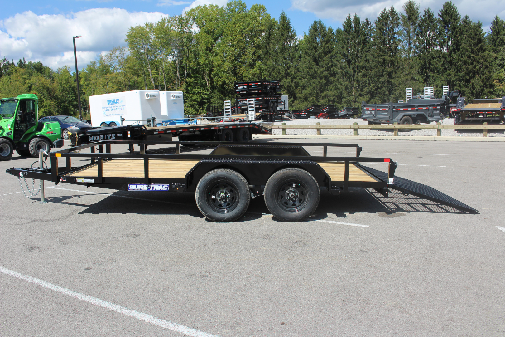 New 2026 Sure-Trac 7' x 14' Tandem Axle Tube Top Utility Trailer - 7000# GVW