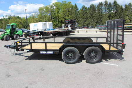 New 2026 Sure-Trac 7' x 14' Tandem Axle Tube Top Utility Trailer - 7000# GVW