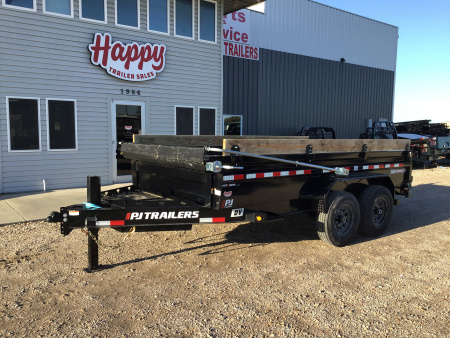 New 2026 PJ 83 x14' BP Tandem Axle Low Pro Dump w/ 24  Sides - DV