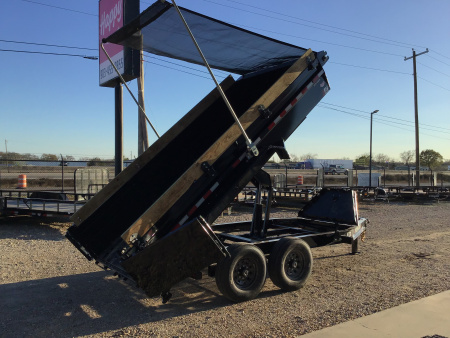 New 2026 PJ 83"x14' BP Tandem Axle Low Pro Dump w/ 24" Sides - DV
