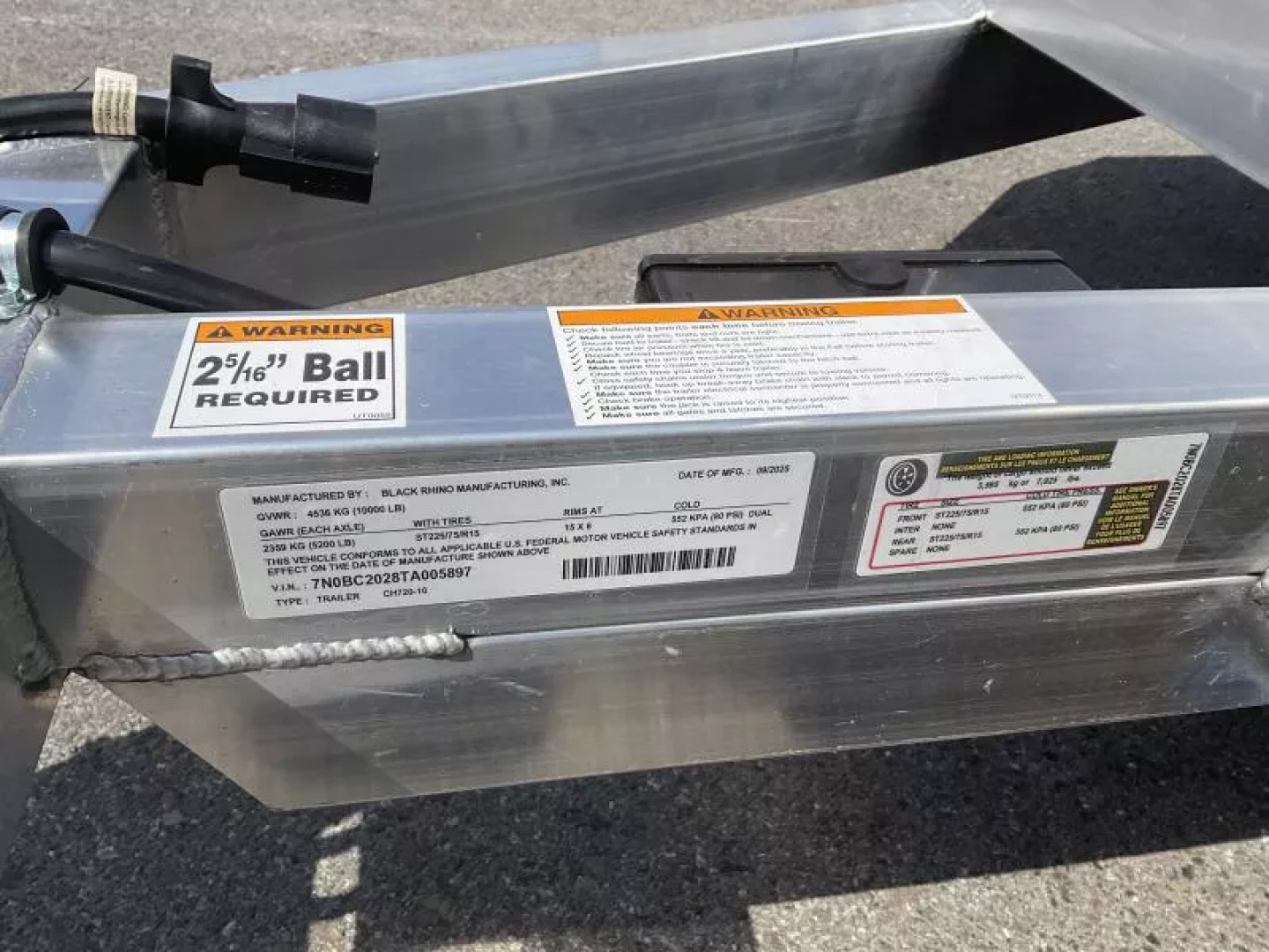 New 2026 Black Rhino 7x20 10K Car Hauler