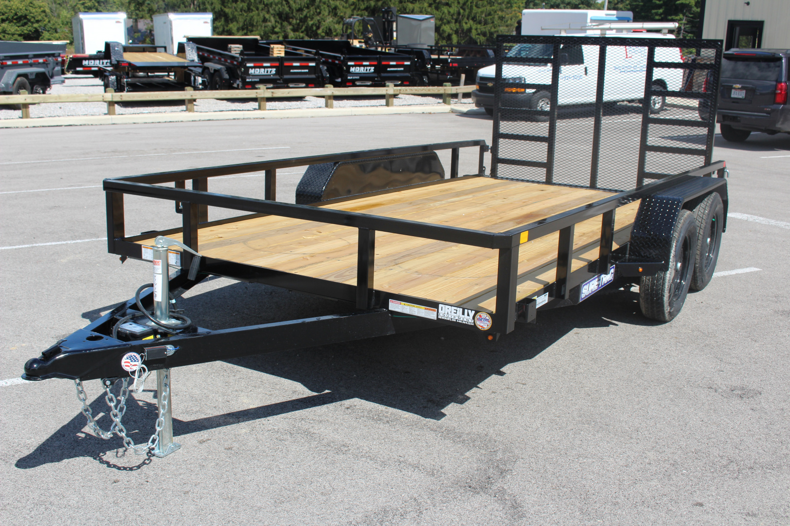 New 2026 Sure-Trac 7' x 14' Tandem Axle Tube Top Utility Trailer - 7000# GVW
