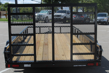 New 2026 Sure-Trac 7' x 14' Tandem Axle Tube Top Utility Trailer - 7000# GVW