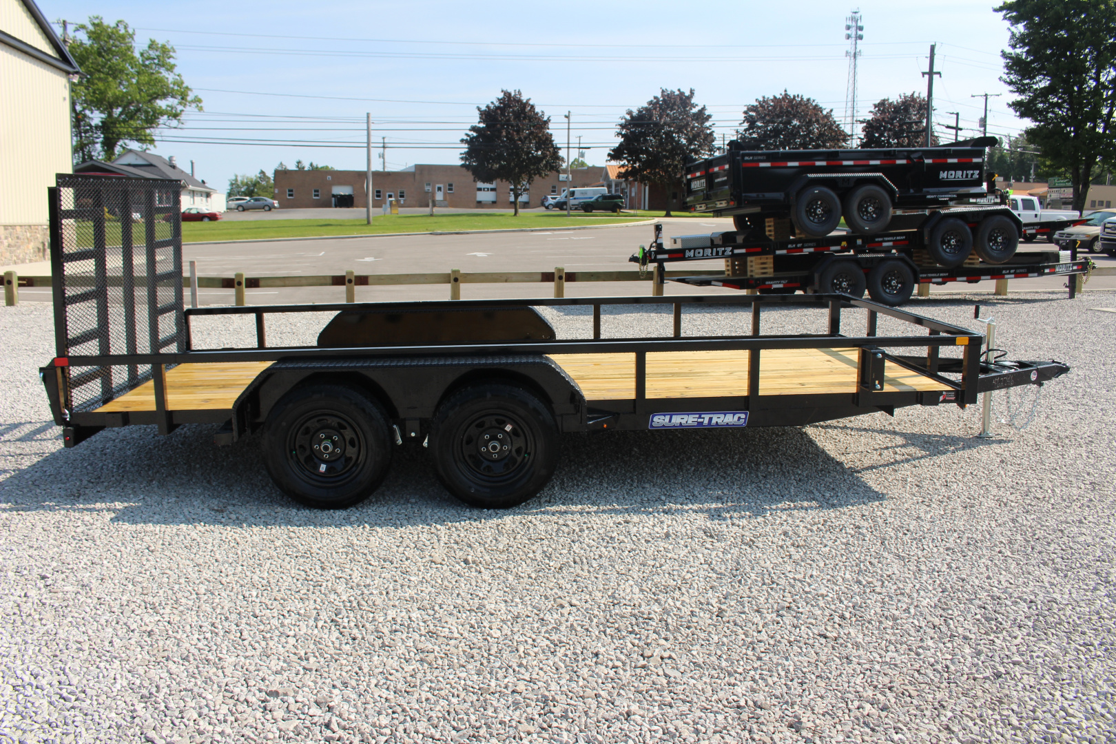 New 2026 Sure-Trac 7' x 16' Tandem Axle Tube Top Utility Trailer - 7000# GVW
