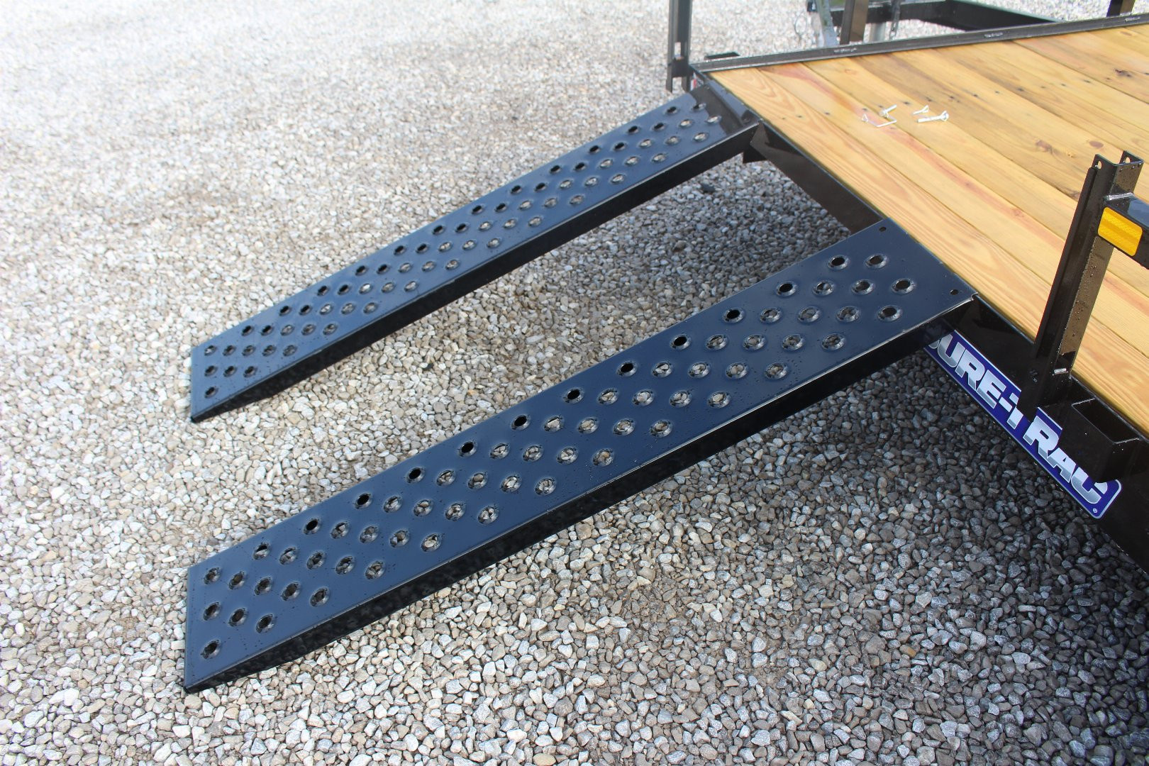 New 2026 Sure-Trac 7' x 16' Tandem Axle Tube Top ATV Trailer - 7000# GVW