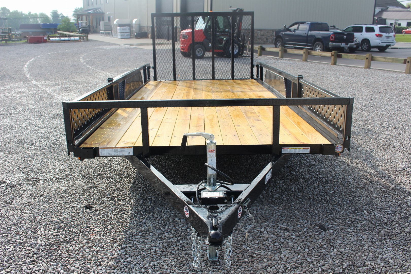 New 2026 Sure-Trac 7' x 16' Tandem Axle Tube Top ATV Trailer - 7000# GVW