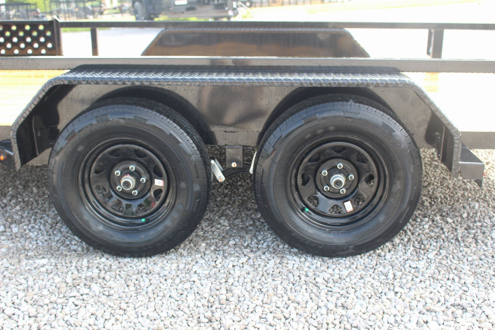 New 2026 Sure-Trac 7' x 16' Tandem Axle Tube Top ATV Trailer - 7000# GVW