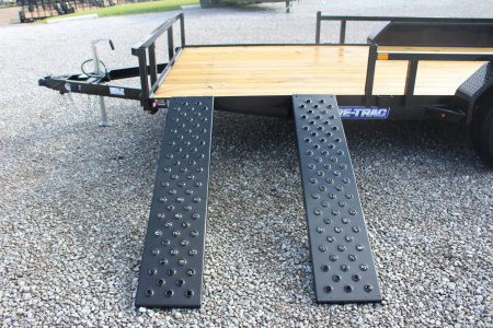 New 2026 Sure-Trac 7' x 16' Tandem Axle Tube Top ATV Trailer - 7000# GVW