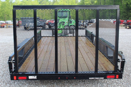 New 2026 Sure-Trac 7' x 16' Tandem Axle Tube Top ATV Trailer - 7000# GVW