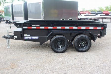 New 2026 Sure-Trac 5' x 10' Low Profile Homeowner Dump Trailer 7K TA - Single Ram (NO RAMPS)