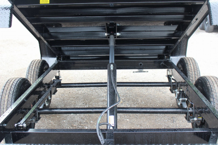 New 2026 Sure-Trac 5' x 10' Low Profile Homeowner Dump Trailer 7K TA - Single Ram (NO RAMPS)