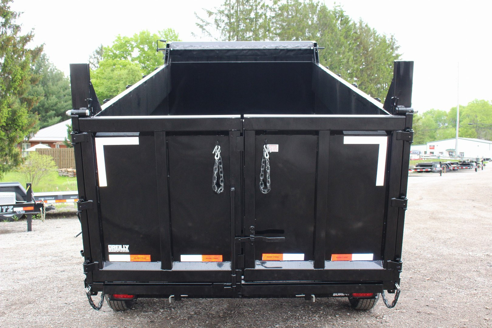 New 2026 Sure-Trac 7' x 14' Hydraulic Dump Trailer - 4' Steel Sides - Telescopic Ram - 14000# GVW
