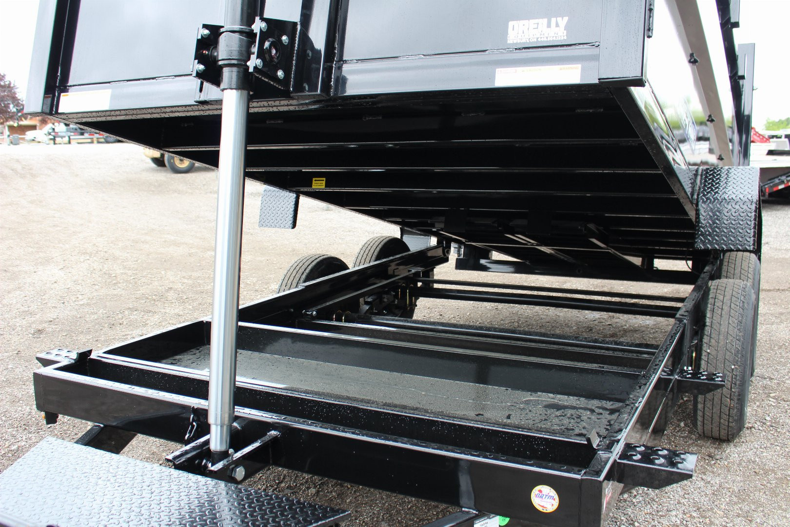 New 2026 Sure-Trac 7' x 14' Hydraulic Dump Trailer - 4' Steel Sides - Telescopic Ram - 14000# GVW