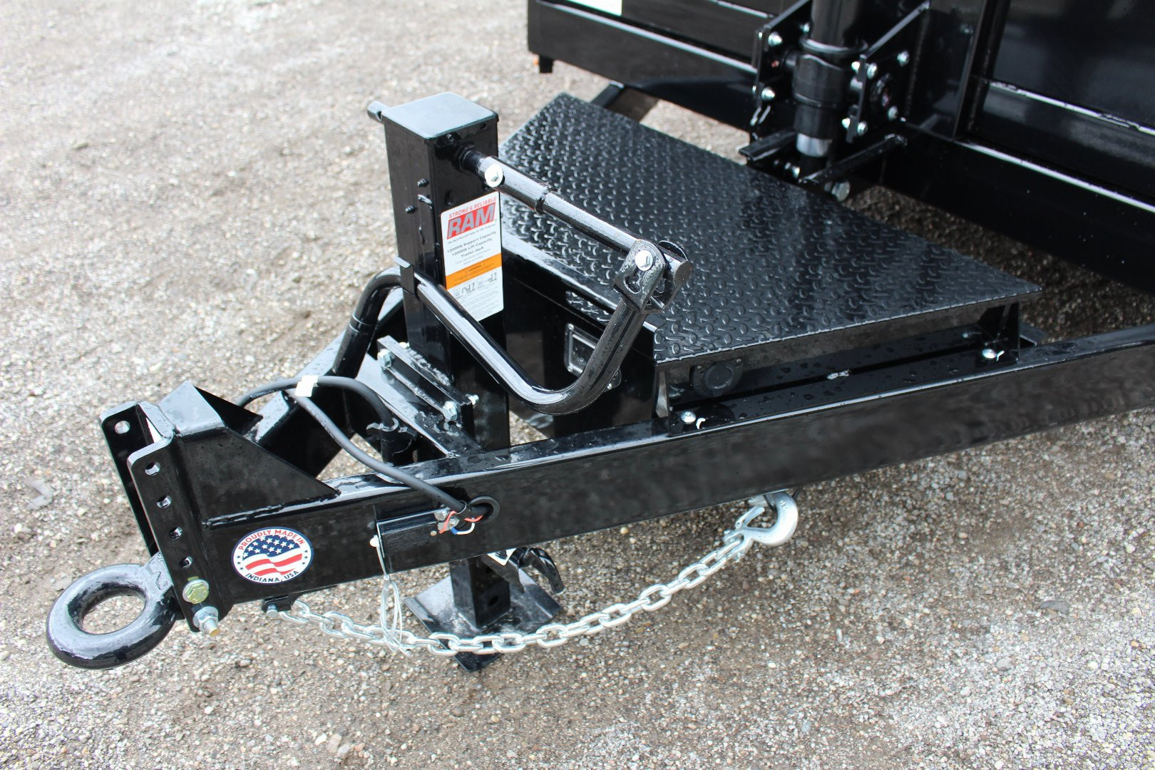 New 2026 Sure-Trac 7' x 14' Hydraulic Dump Trailer - 4' Steel Sides - Telescopic Ram - 14000# GVW