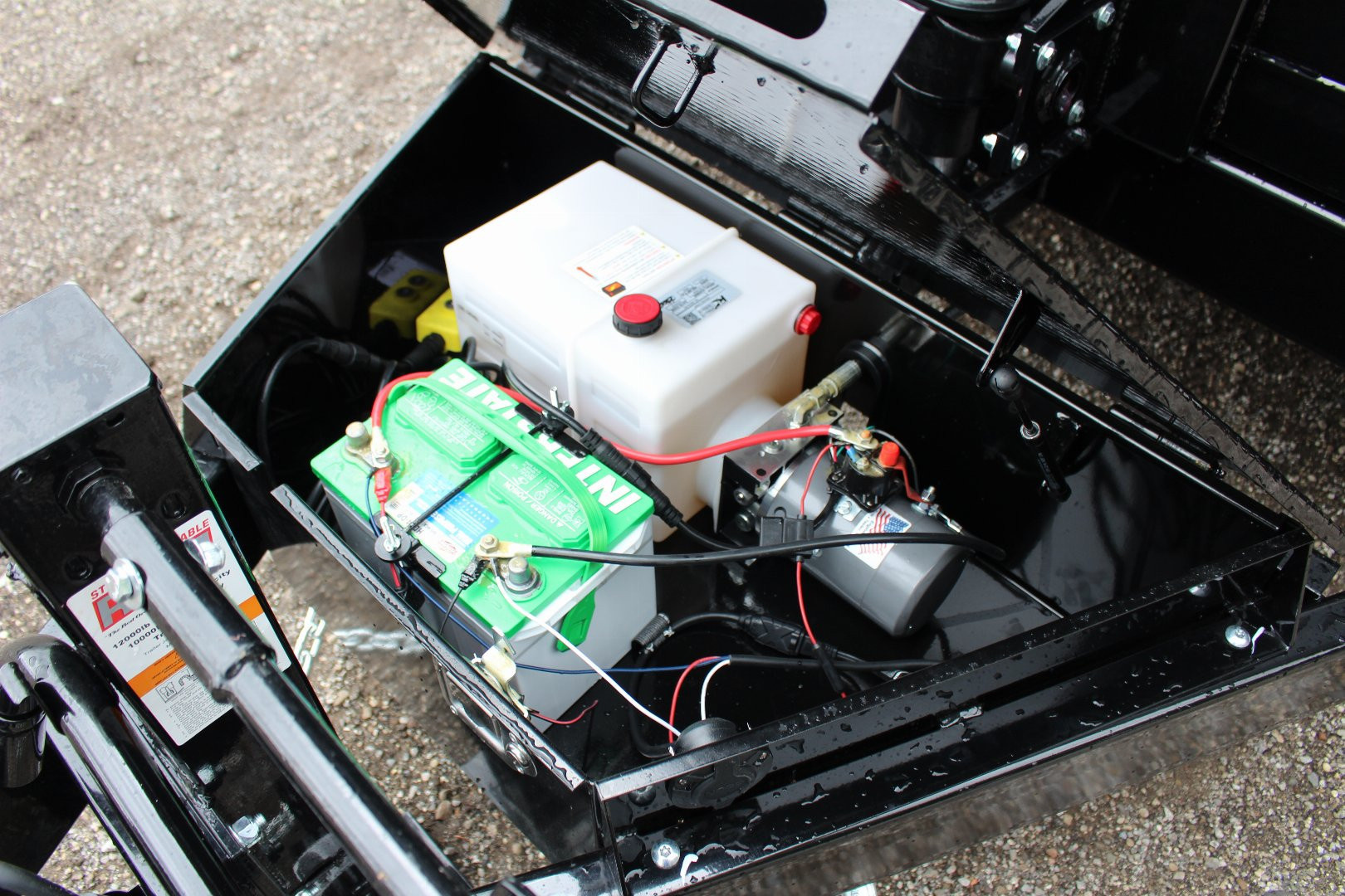 New 2026 Sure-Trac 7' x 14' Hydraulic Dump Trailer - 4' Steel Sides - Telescopic Ram - 14000# GVW