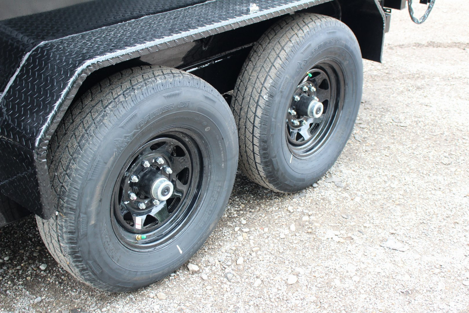 New 2026 Sure-Trac 7' x 14' Hydraulic Dump Trailer - 4' Steel Sides - Telescopic Ram - 14000# GVW