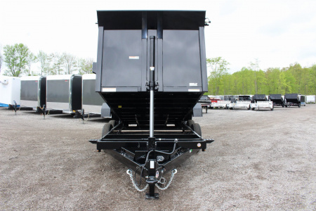 New 2026 Sure-Trac 7' x 14' Hydraulic Dump Trailer - 4' Steel Sides - Telescopic Ram - 14000# GVW